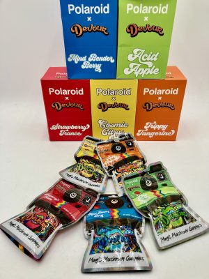 Polaroid x Devour 5GM Magic Mushroom Gummies